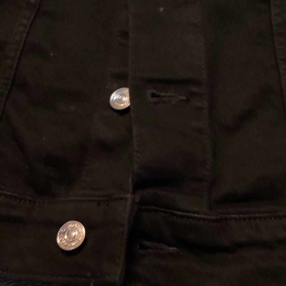 Calvin Klein Black Buttoned Jacket - image 7